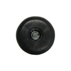 Möbelfuß kunststoff rund schwarz Höhe 6 cm (M8)