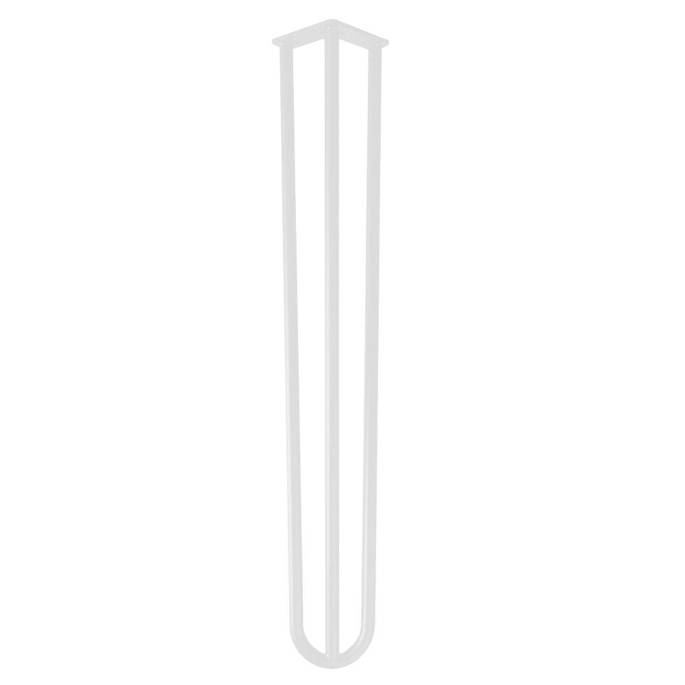 Tischbein hairpin weiß Höhe 71 cm