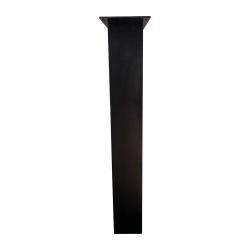 Tischbein U schwarz Höhe 72 cm (profil 10 x 4)