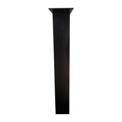 Tischbein U schwarz Höhe 72 cm (profil 10 x 5)