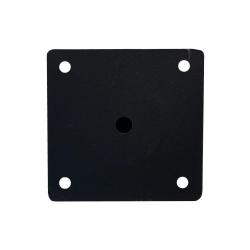 Schwarzes Retro-konisches Möbelbein 18 cm