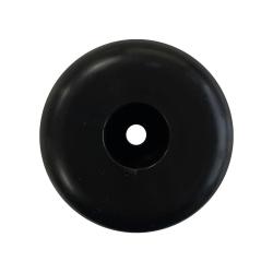 Möbelfuß kunststoff rund schwarz Höhe 2,5 cm